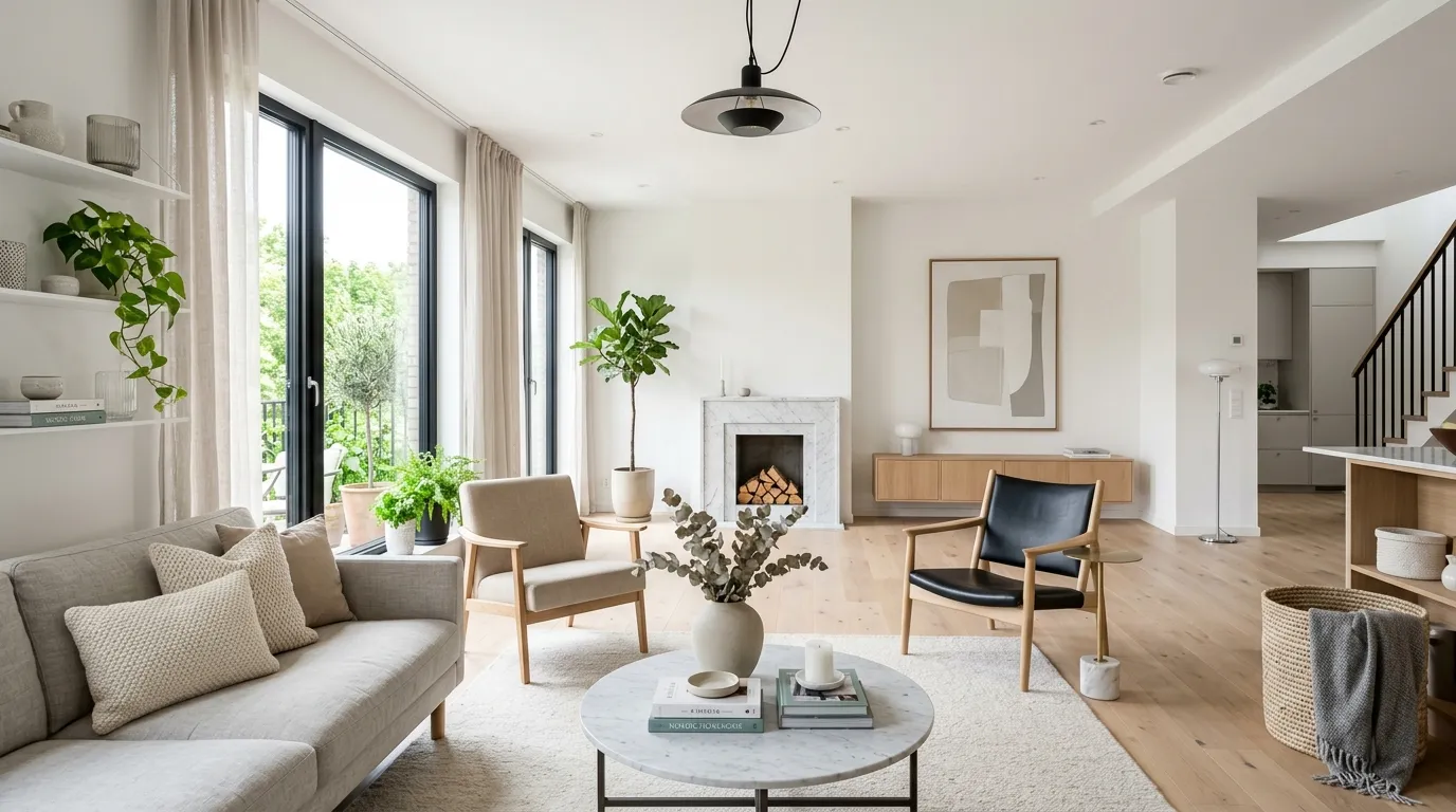 paint colors 2026 living room Minimal White Palettes