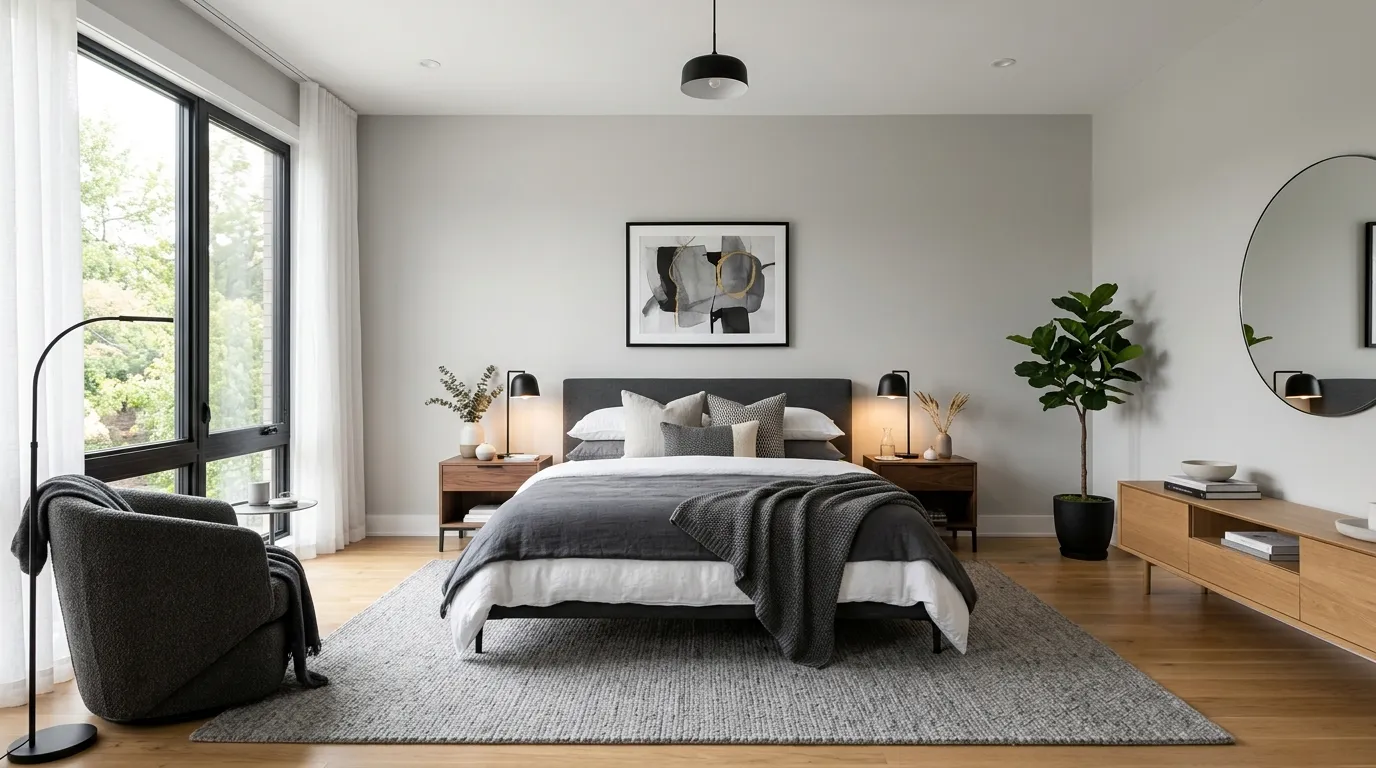 paint colors for bedroom walls Elegant Gray Palettes