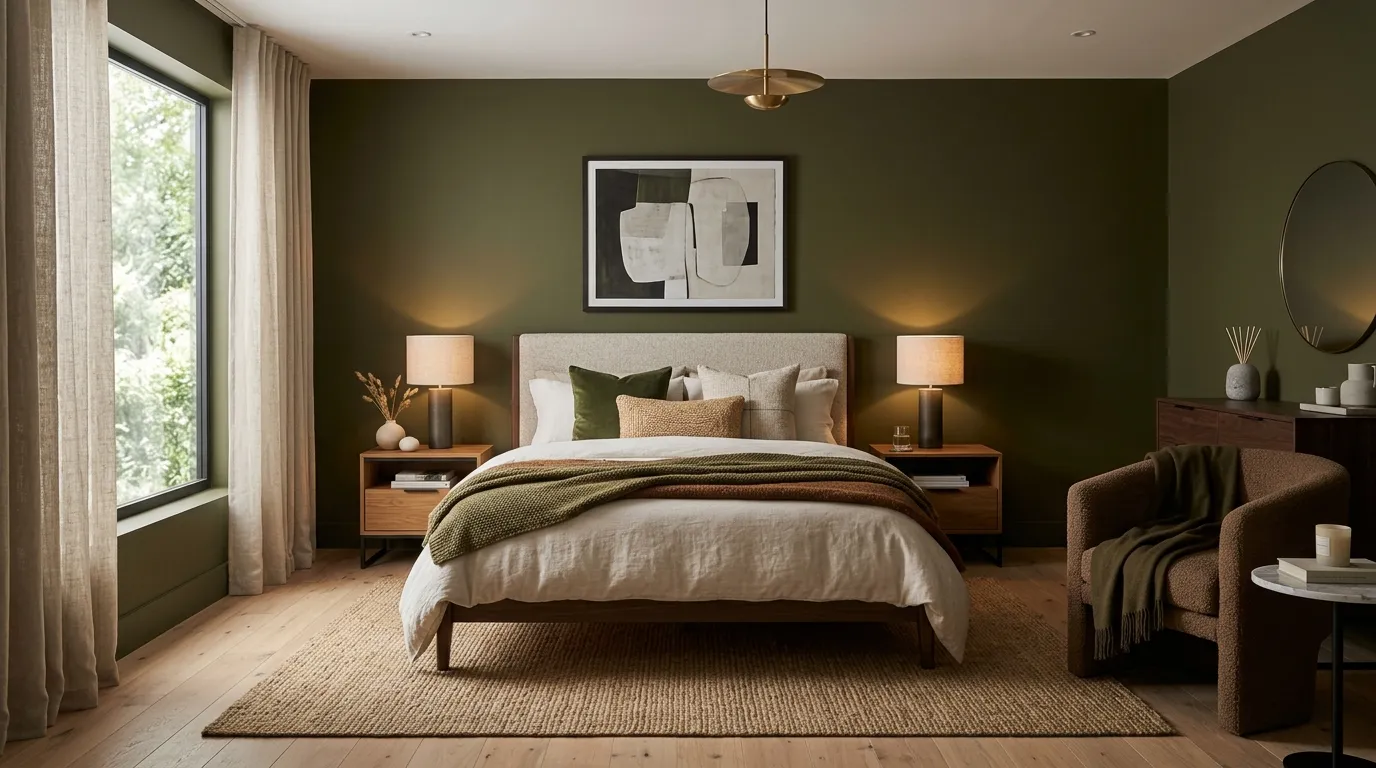 paint colors for bedroom walls Moody Earthy Shades