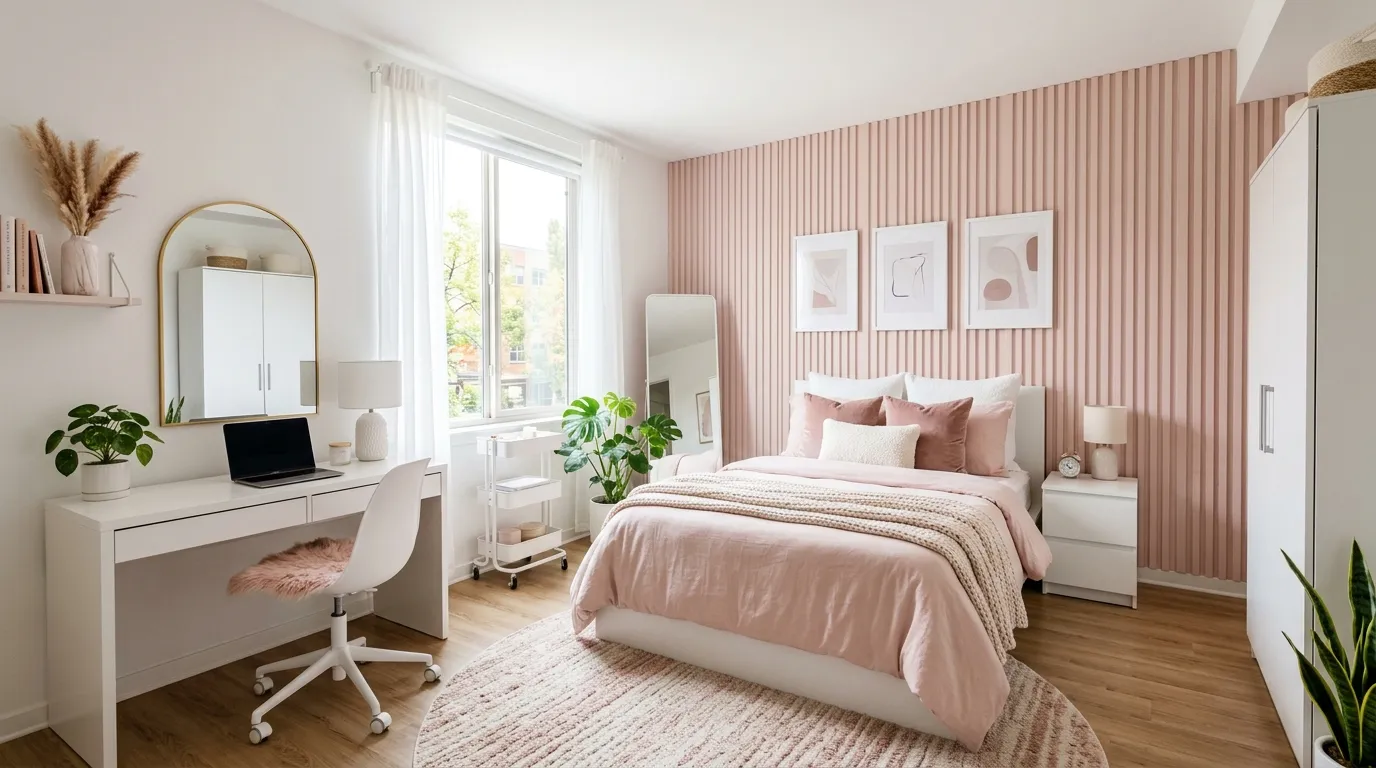 pink dorm room ideas Decorative Wall Panels