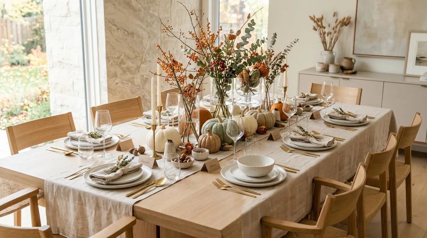 Pumpkin centerpiece ideas Glass Vase Accent