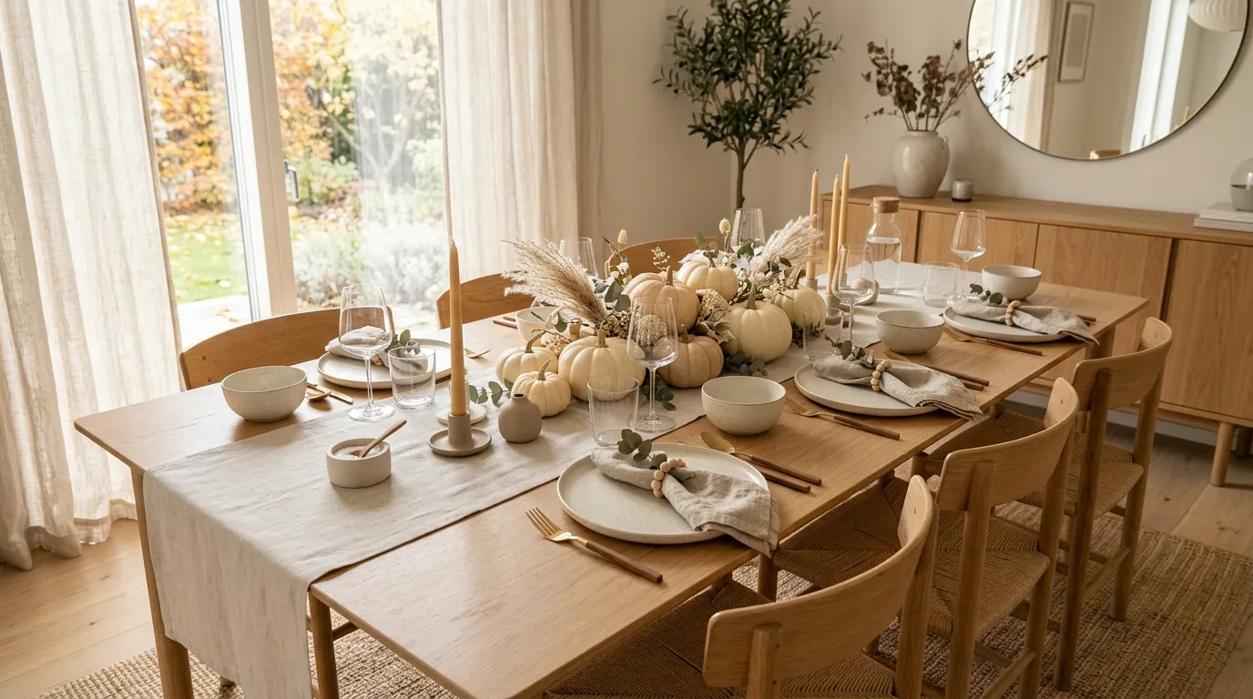 Pumpkin centerpiece ideas Monochrome Pumpkin Mix