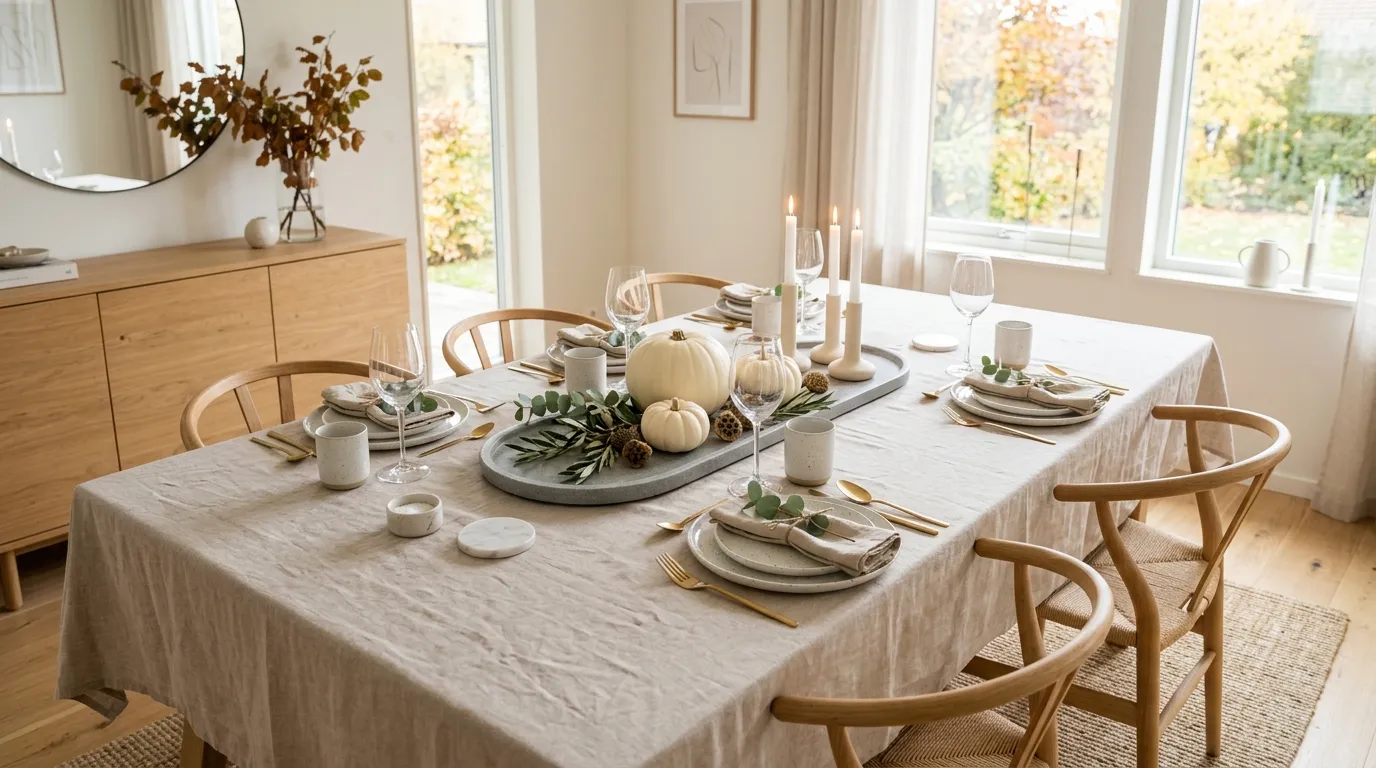 Pumpkin centerpiece ideas White Pumpkin Trio