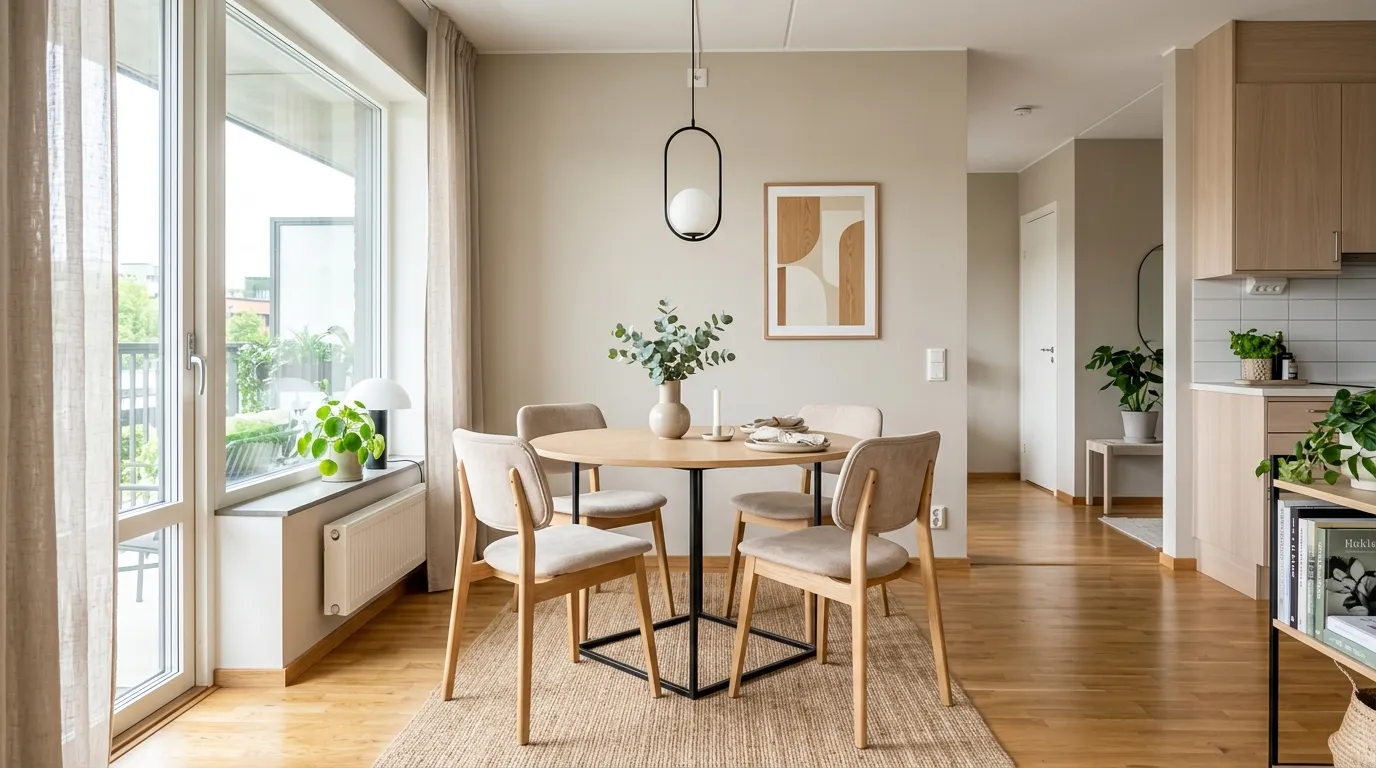 small apartment decorating ideas on a budget Compact Dining Corner