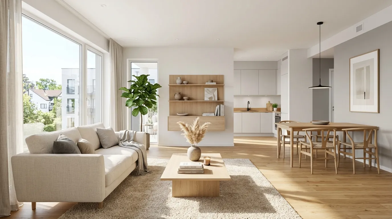 small apartment decorating ideas on a budget Light Neutral Palette