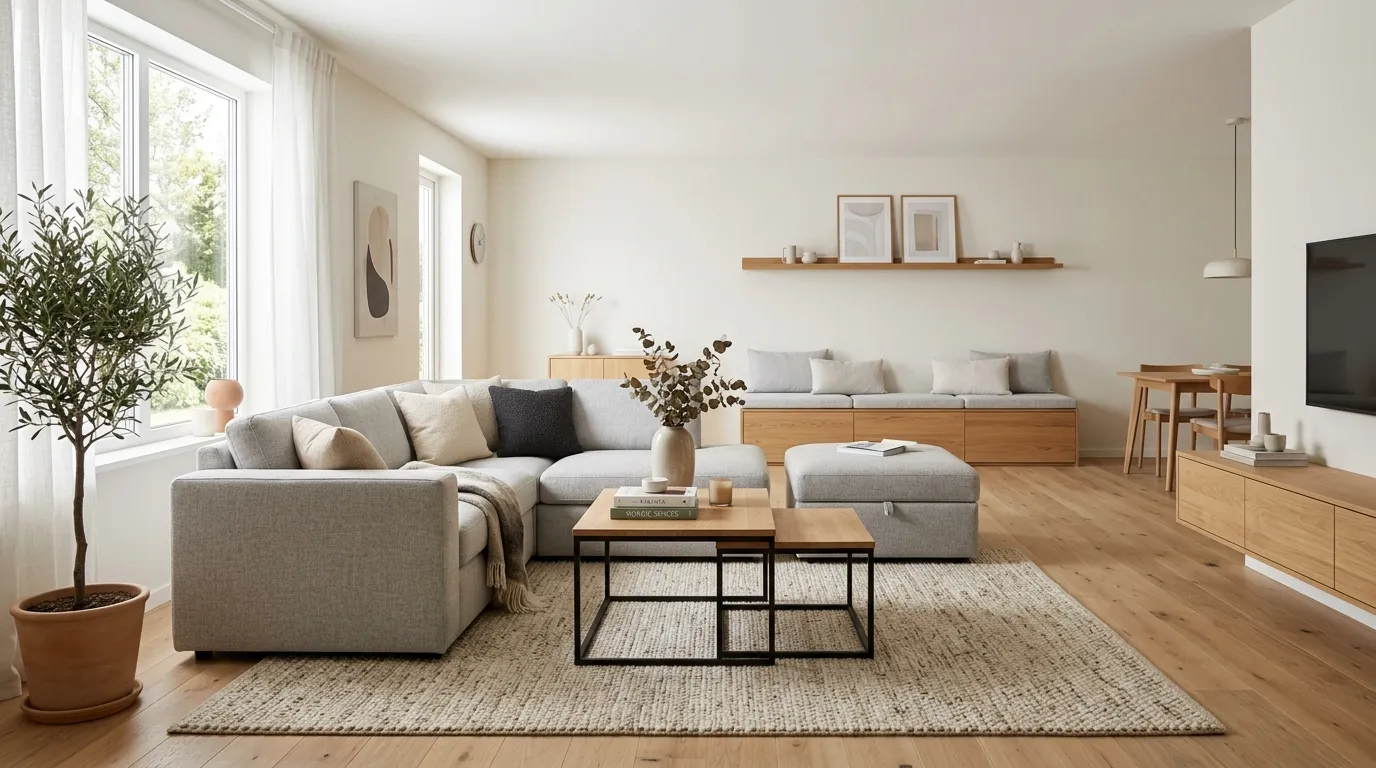 small apartment living room ideas Multi-Functional Furniture