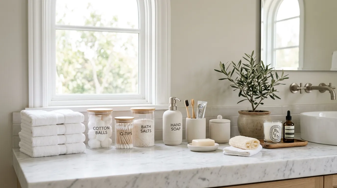 small bathroom storage ideas Glass Storage Containers