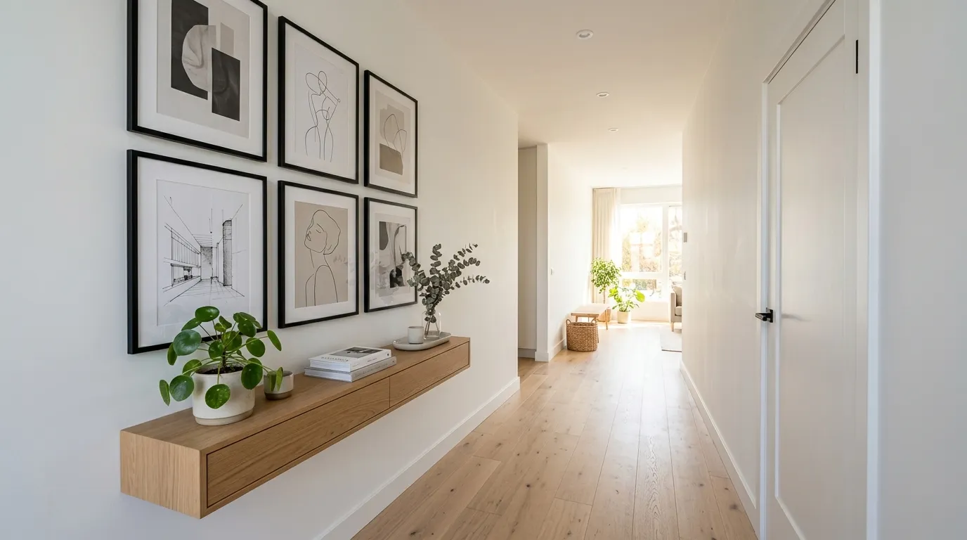small hallway decorating ideas Gallery Wall