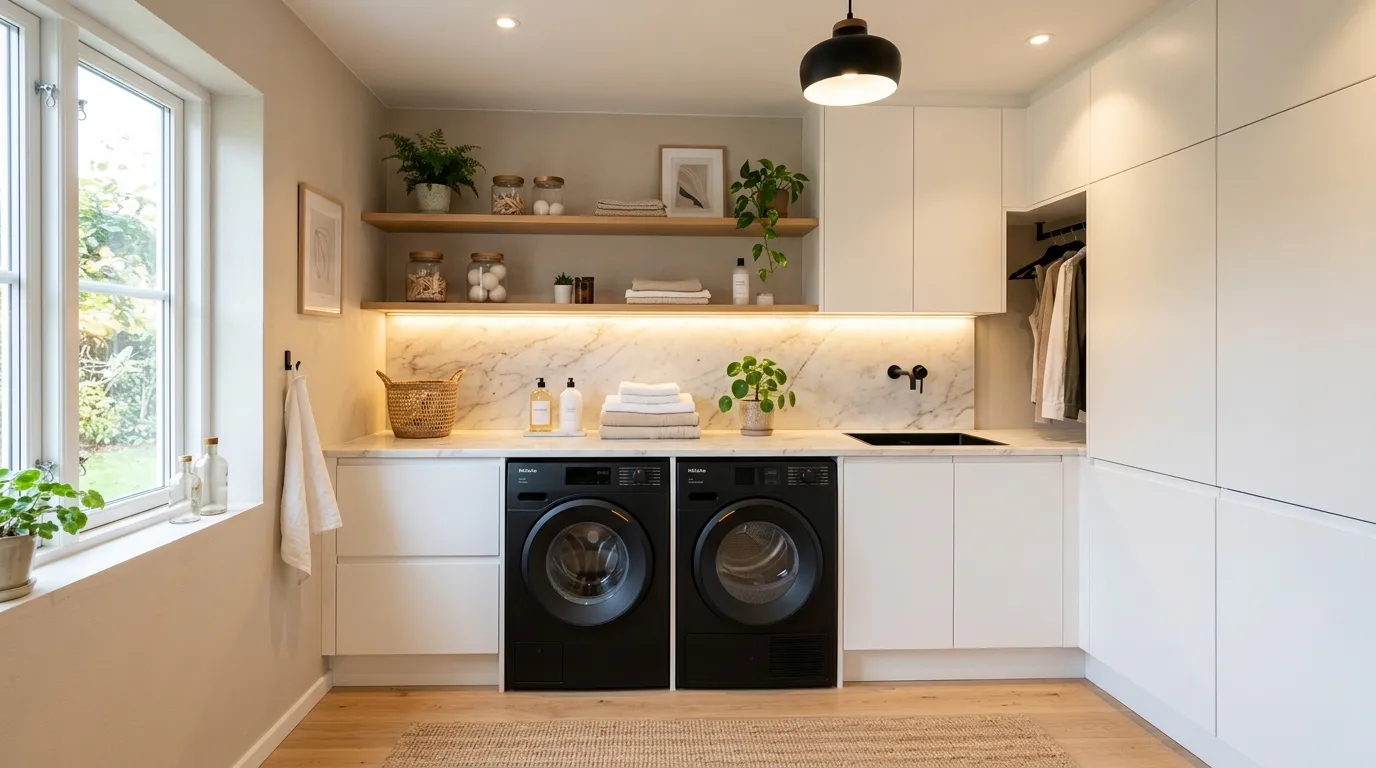 small laundry room ideas Under-Cabinet Lighting