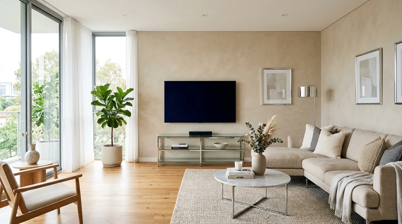 small living room tv stand ideas Glass Accent Stand