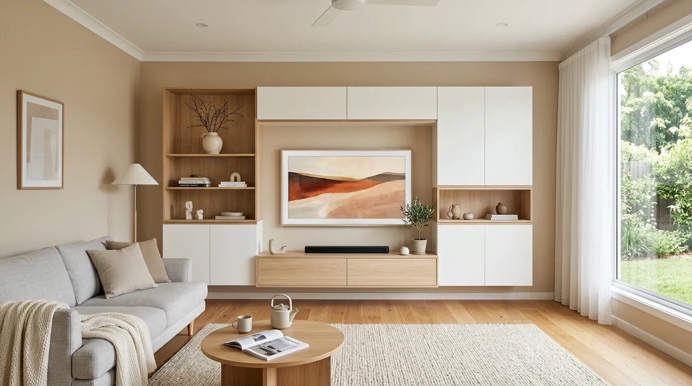 small living room tv stand ideas Modular Media Unit