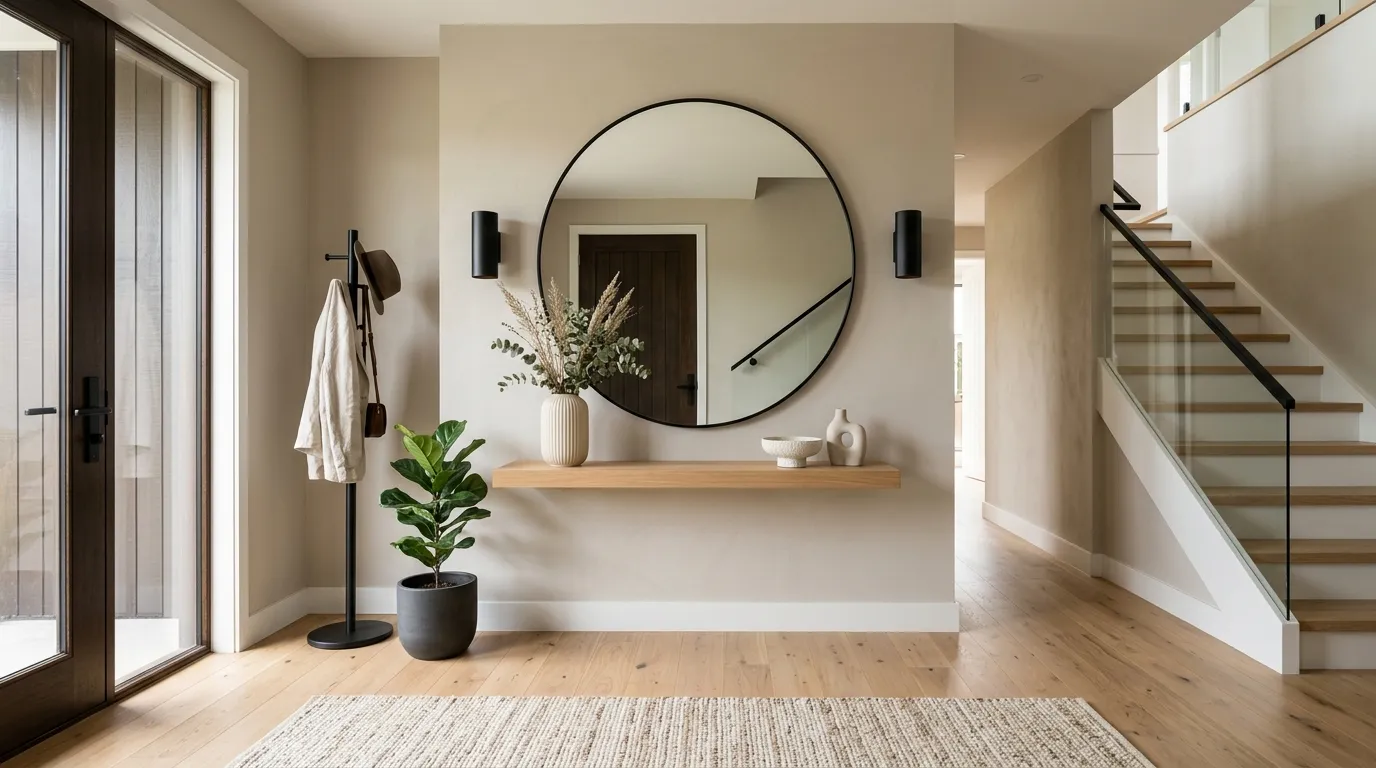 smart entrance hall ideas Statement Mirror