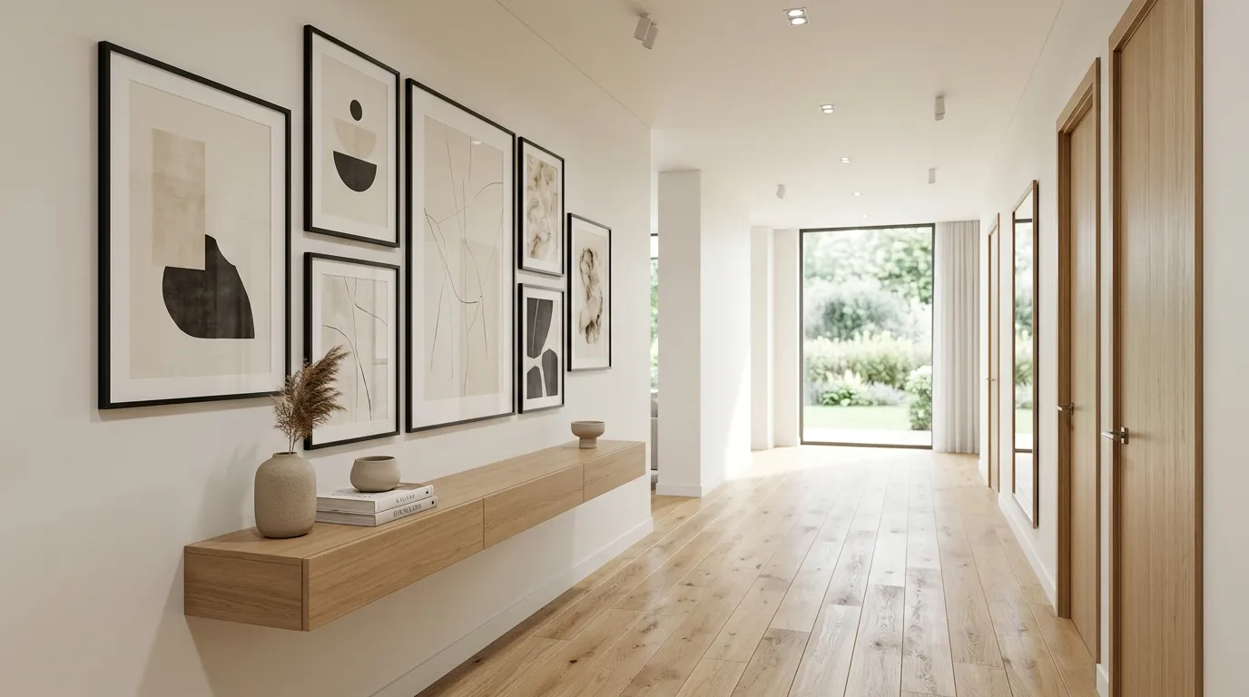 stunning hallway ideas Gallery Wall
