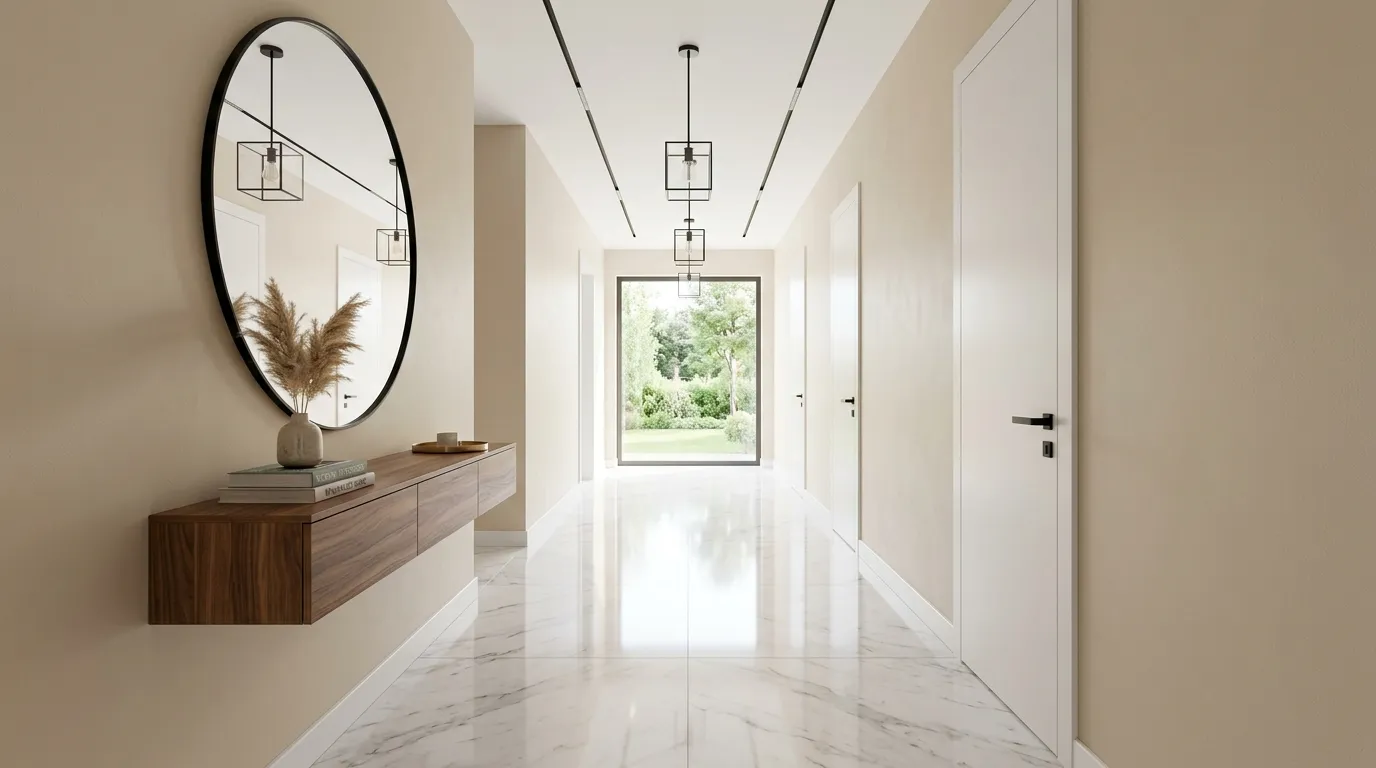 stunning hallway ideas Marble Flooring