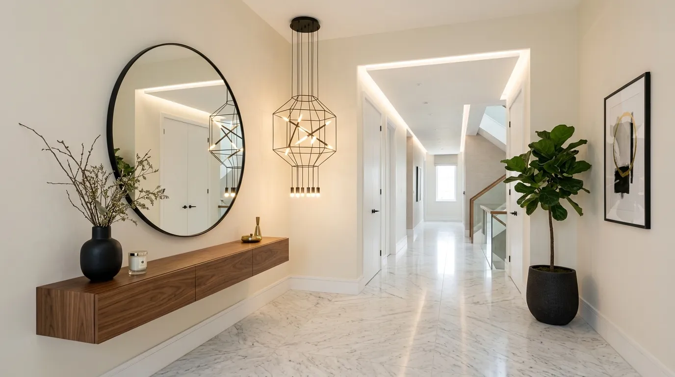 stunning hallway ideas Sculptural Lighting