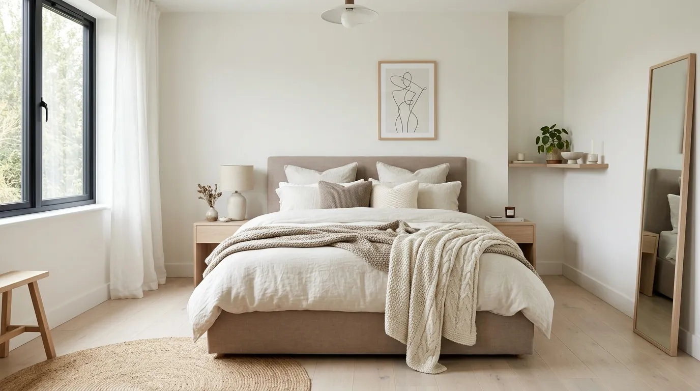 tiny bedroom ideas aesthetic Soft Layered Bedding