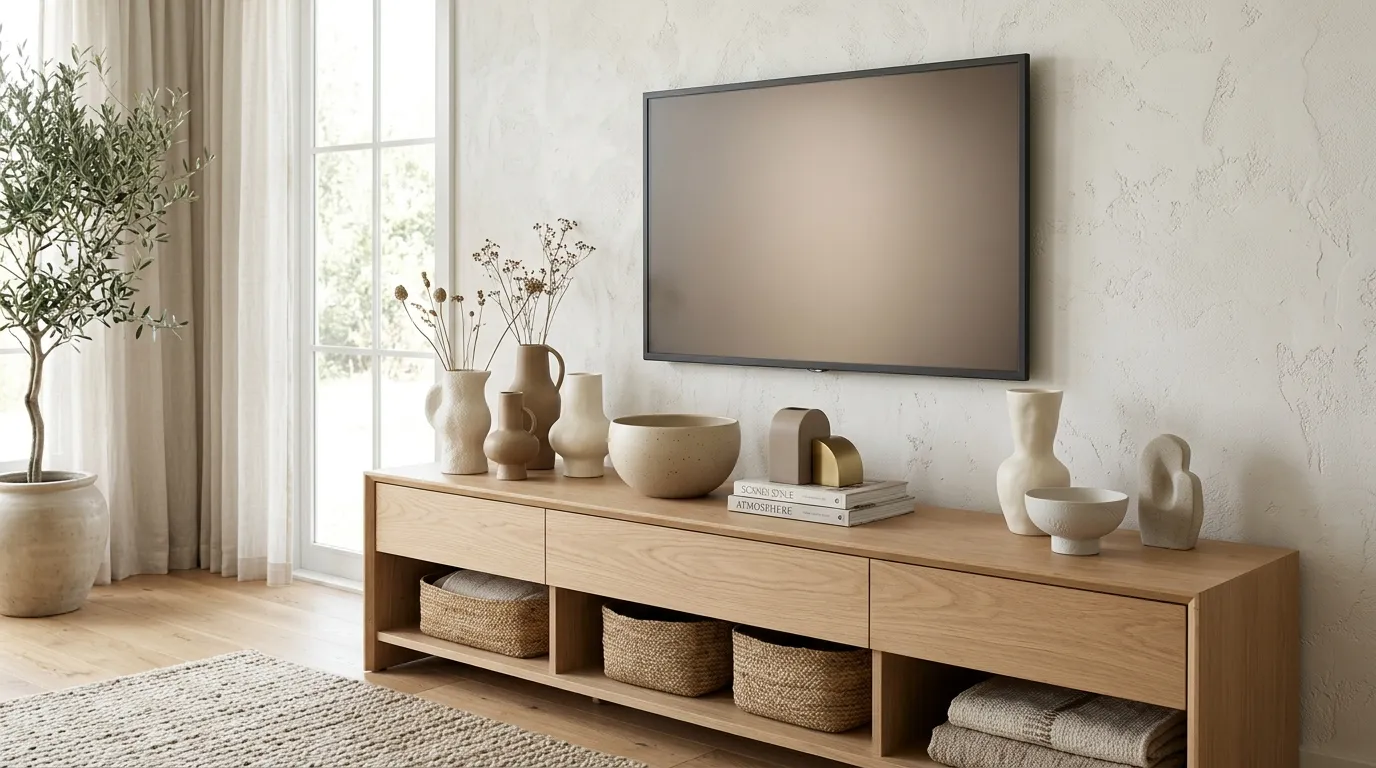 tv stand decor ideas Sculptural Ceramics