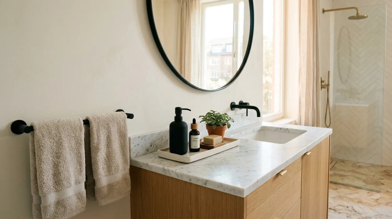 bathroom decor apartment Minimal Accessories