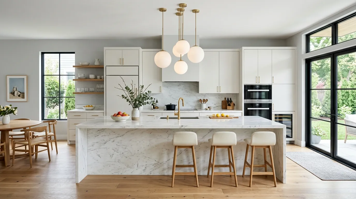 unique kitchen lighting over island Globe Cluster Lighting
