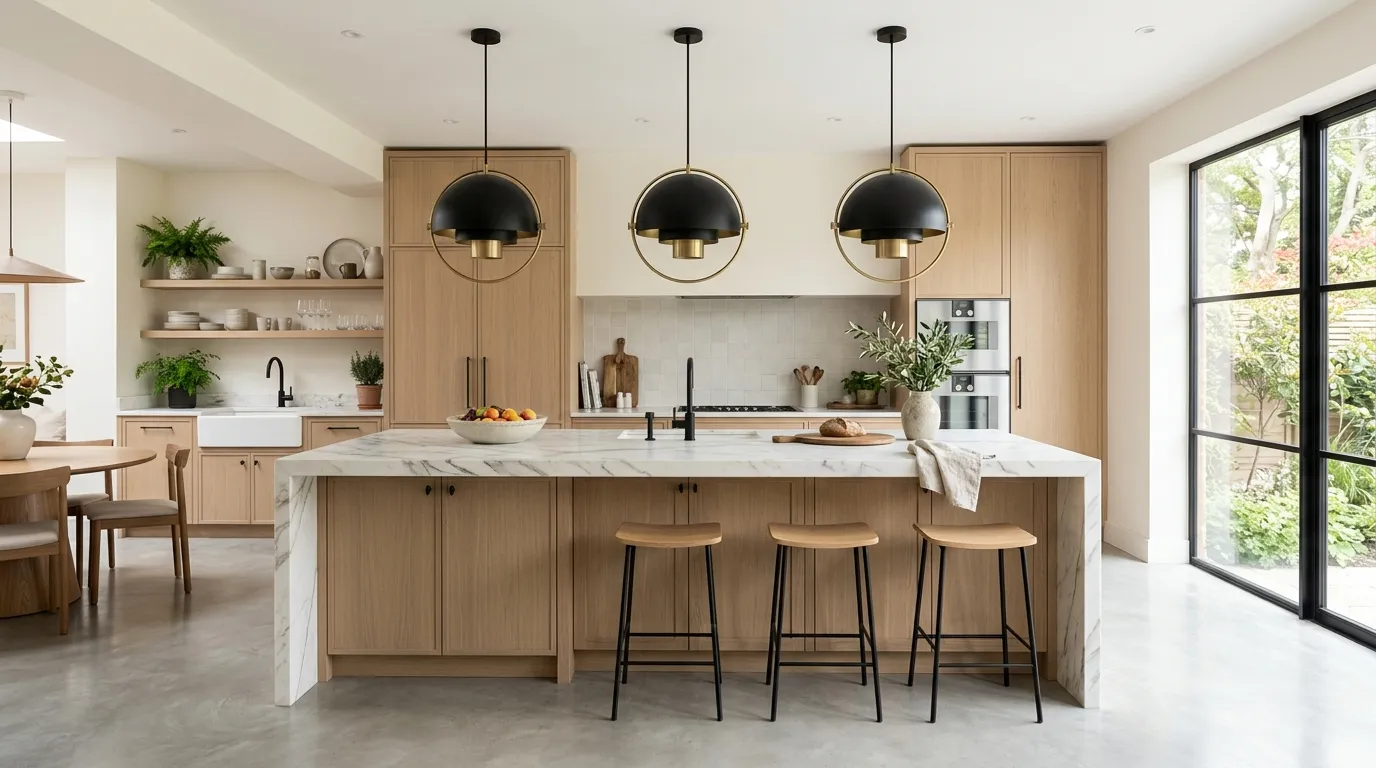 unique kitchen lighting over island Sculptural Pendants