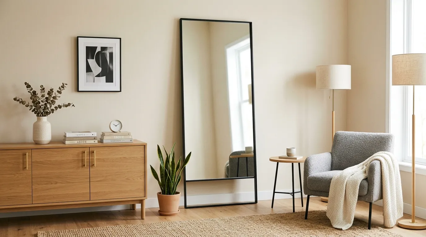 vertical decor ideas Vertical Mirror Placement