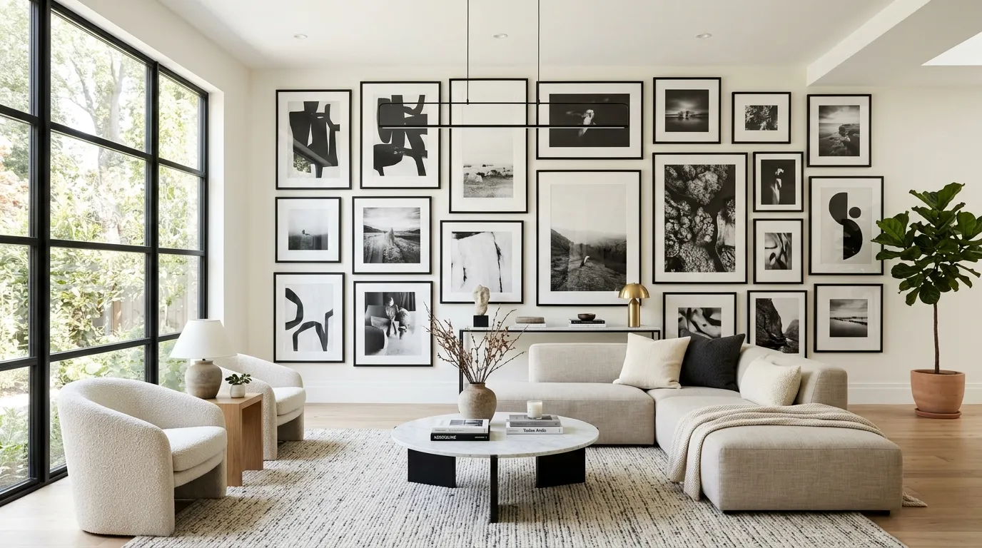 vertical wall decor ideas Floor-To-Ceiling Gallery