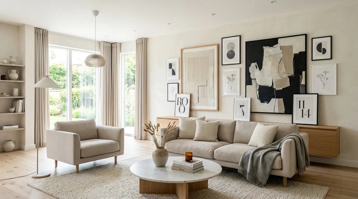 vertical wall decor ideas Layered Wall Art