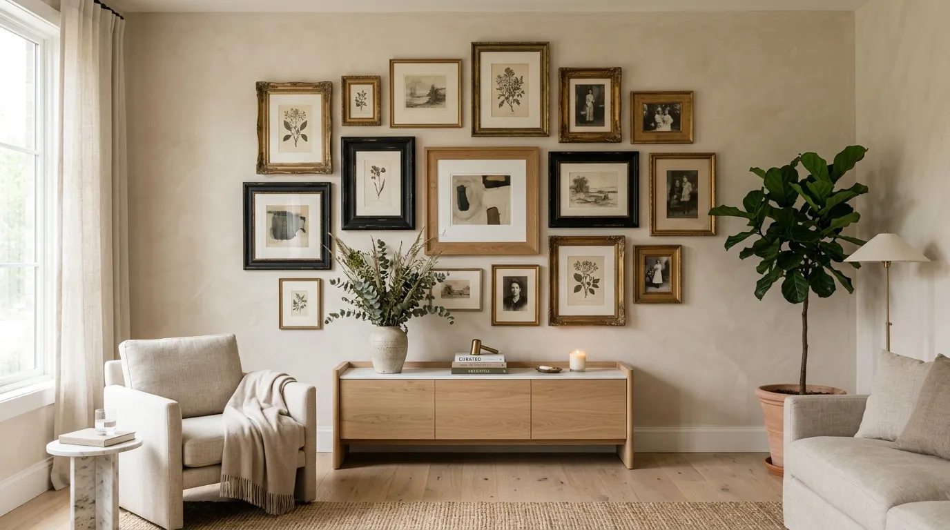 vintage home decor ideas Antique Gallery Wall