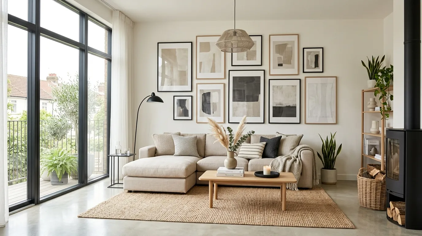 vintage living room decor ideas Antique Gallery Wall