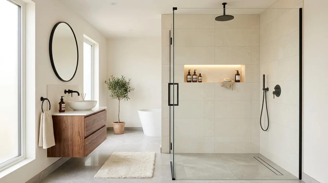 walk in shower ideas Recessed Wall Niches