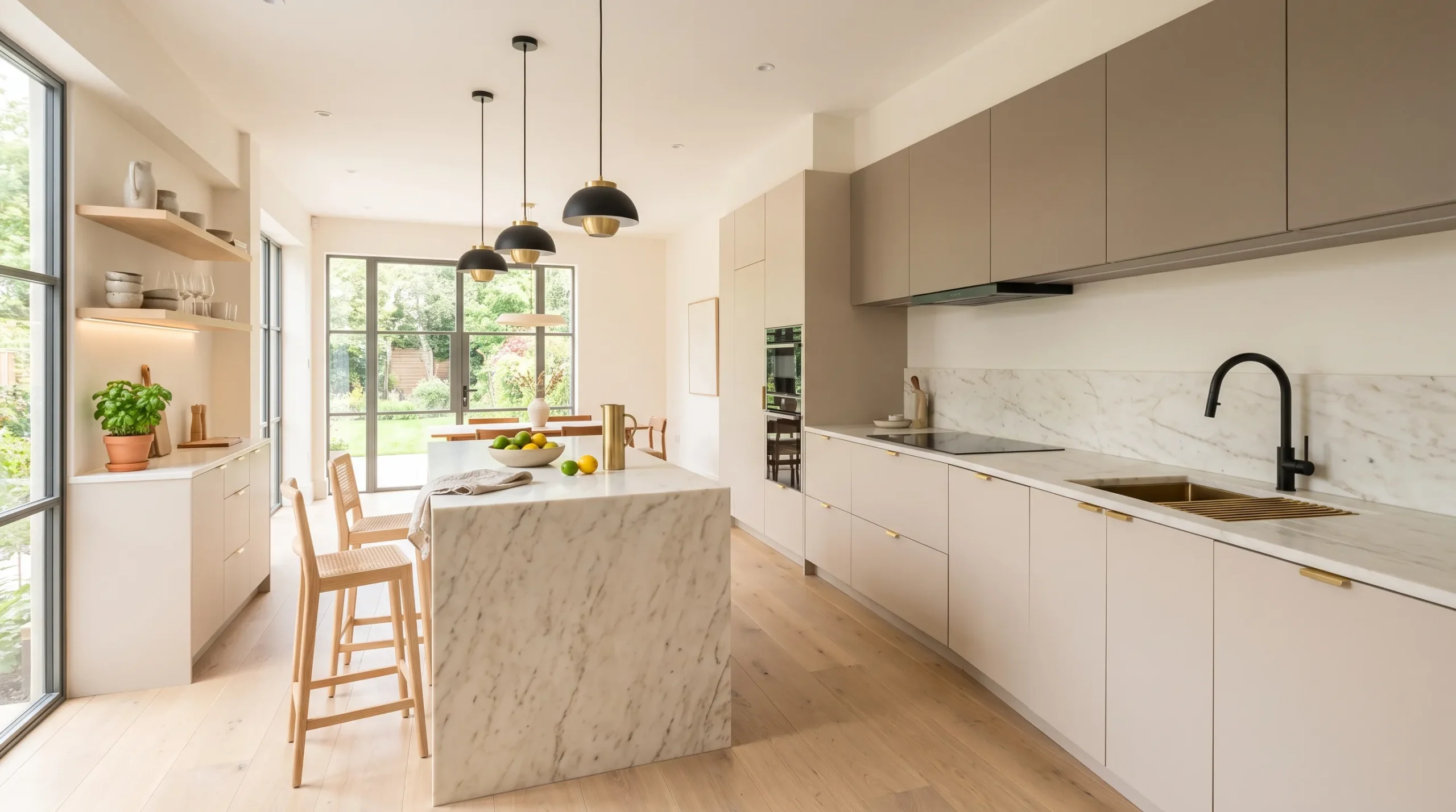 warm kitchen ideas