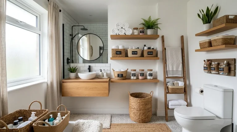 bathroom storage ideas on a budget
