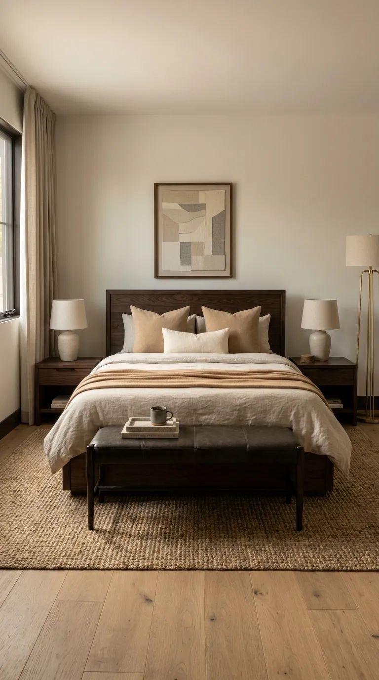 bedroom color palette Deep Brown Anchors