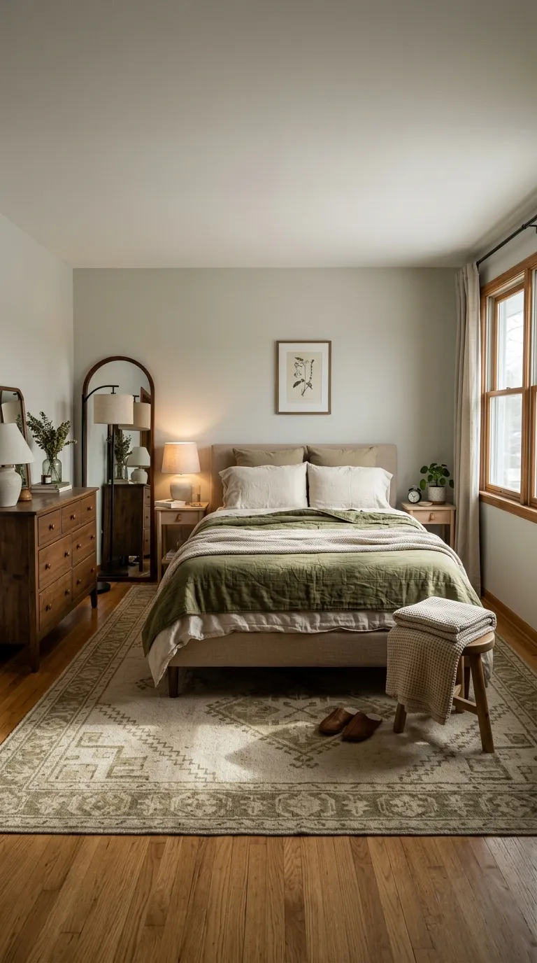 bedroom color palette Olive And Oatmeal