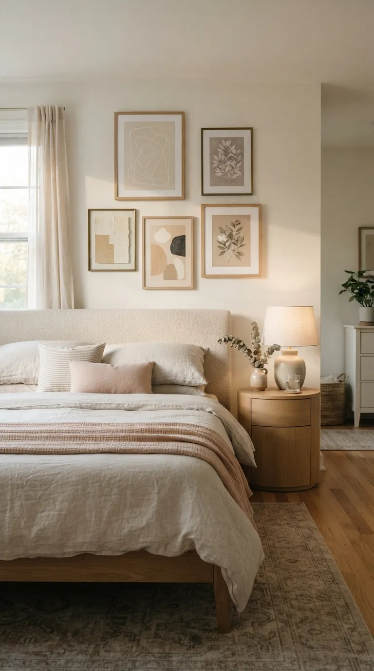bedroom wall decor ideas for women Soft Gallery Wall