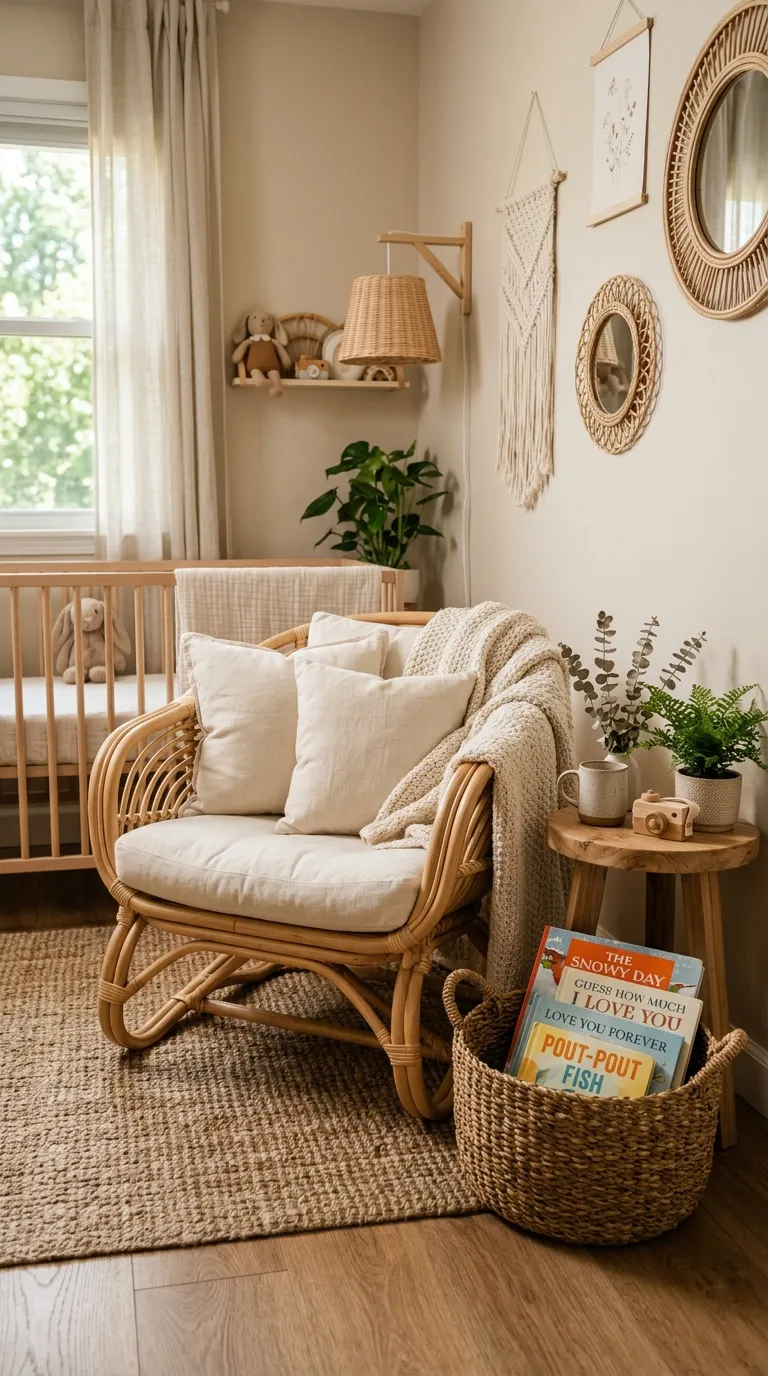 boho nursery decor ideas Cozy Reading Corner