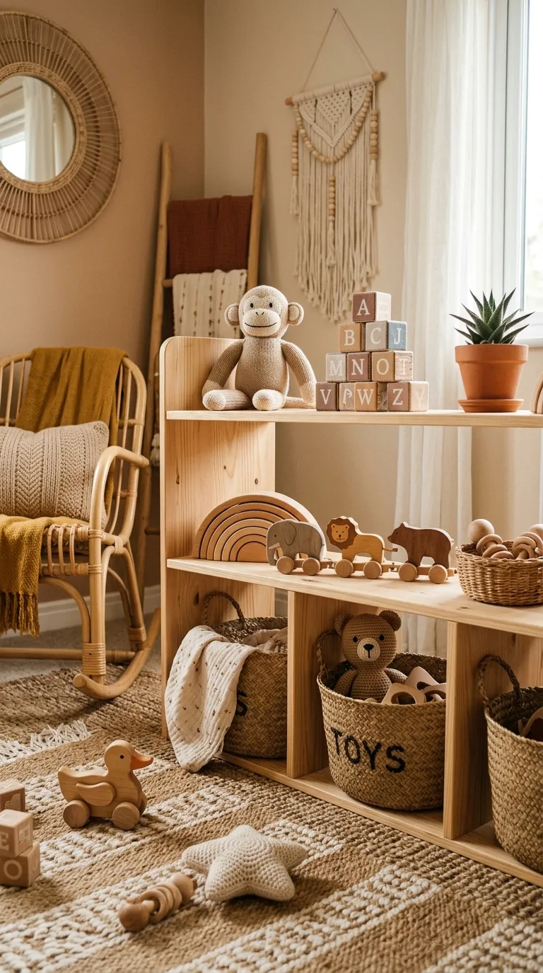 boho nursery decor ideas Handmade Toy Display