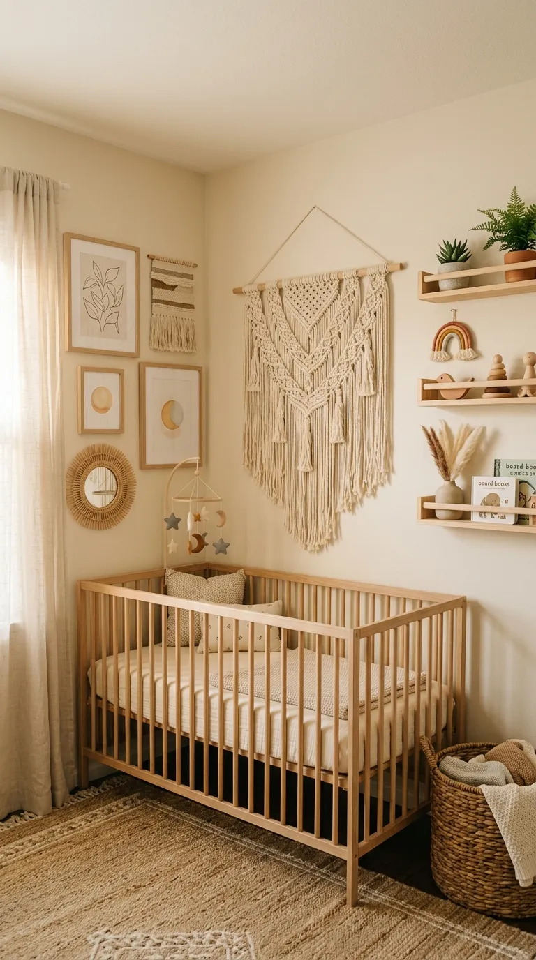 boho nursery decor ideas Macrame Wall Art