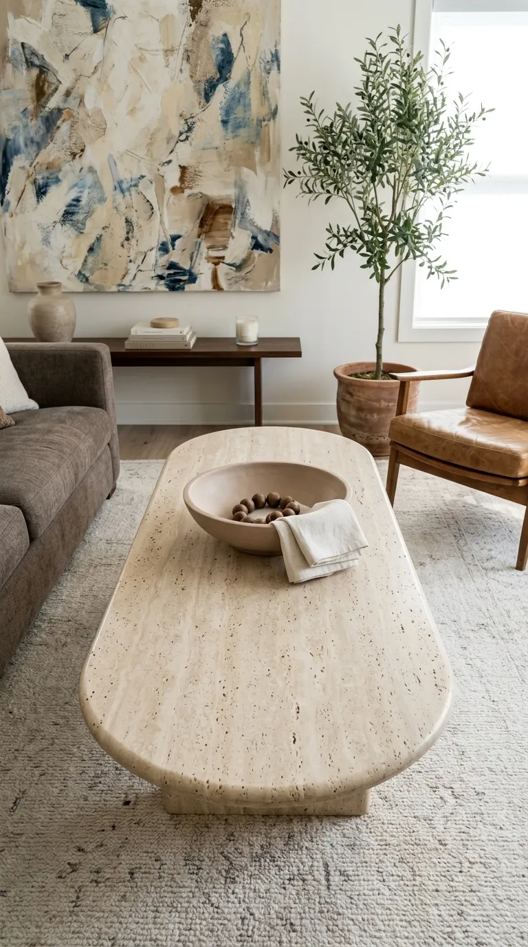coffee tables ideas decorations Add a Sculptural Bowl