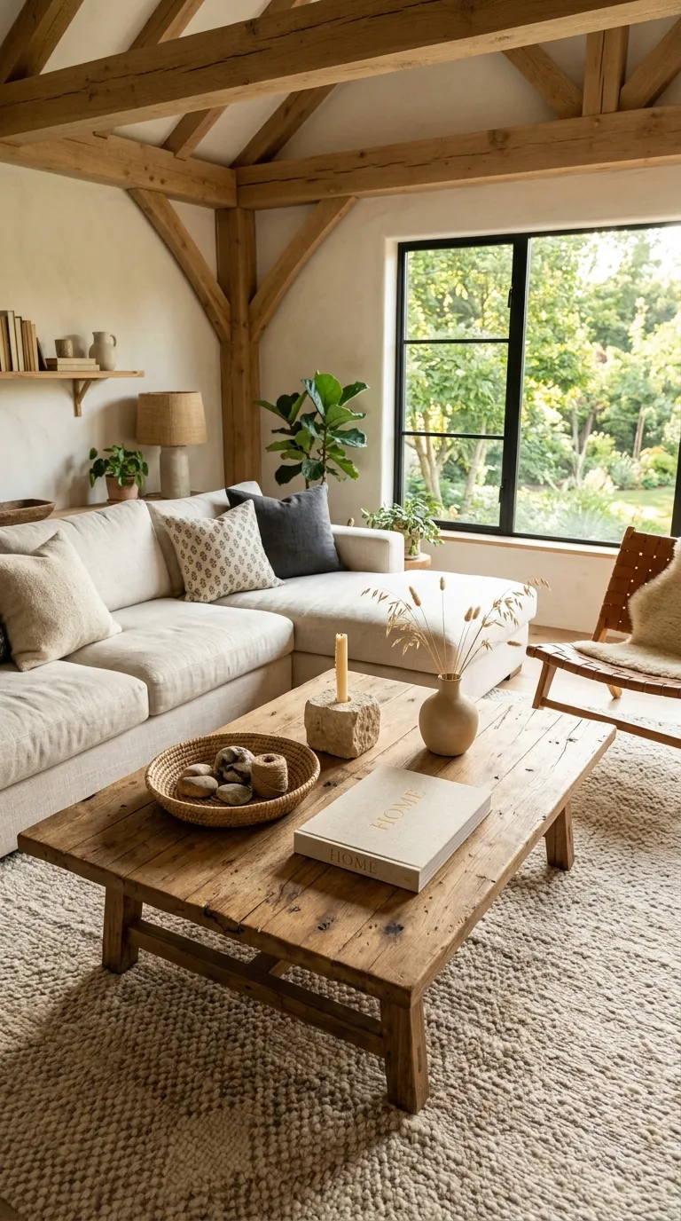coffee tables ideas decorations Finish With Natural Texture