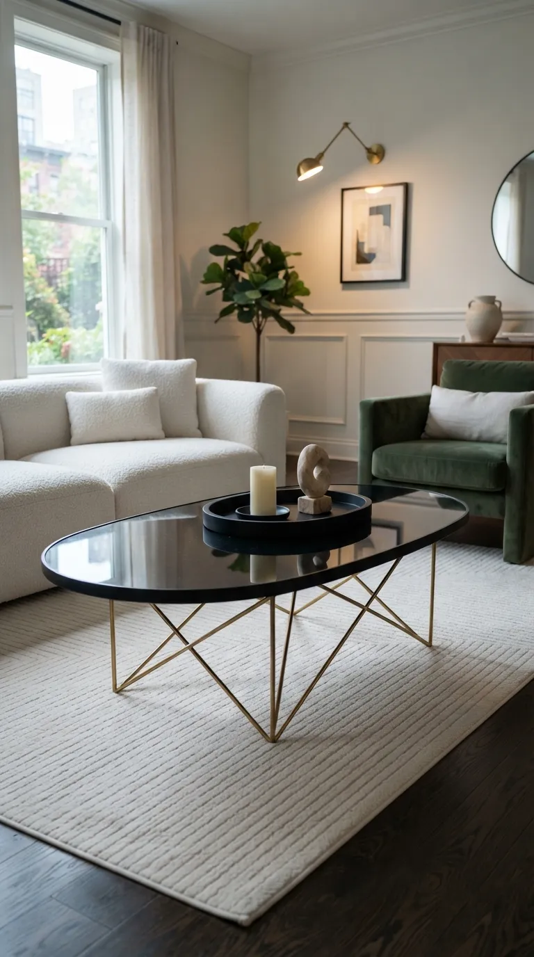 coffee tables ideas gold Gold And Black