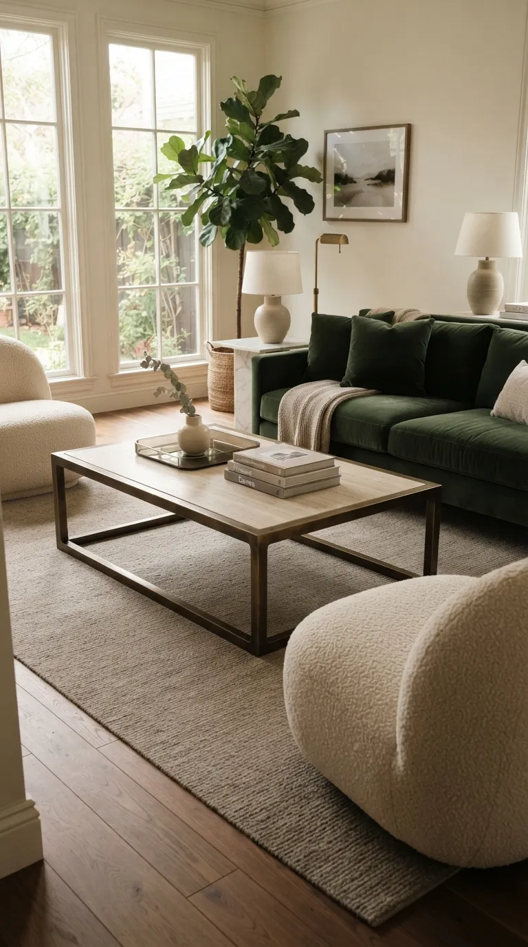 coffee tables ideas gold Gold With Deep Green