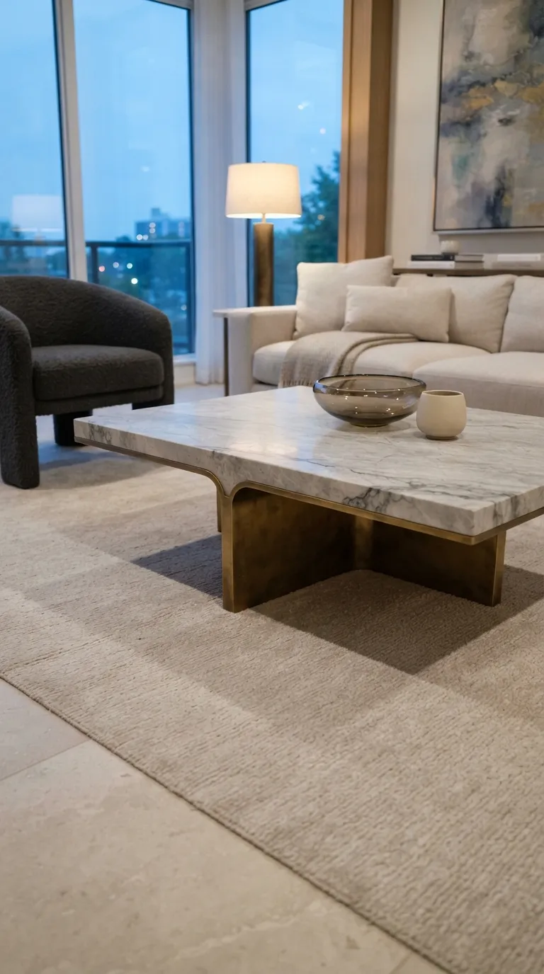 coffee tables ideas gold Gold With Marble Veins