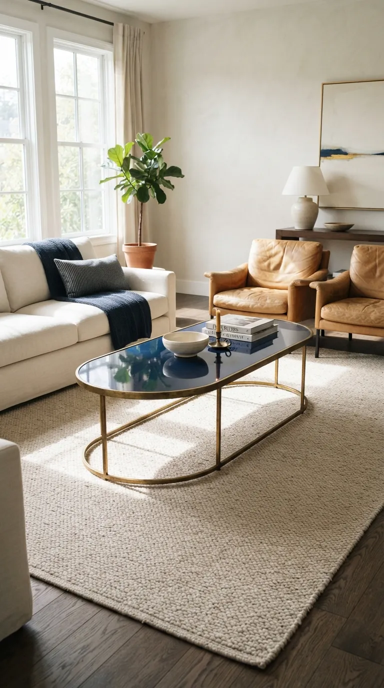 coffee tables ideas gold Gold With Navy