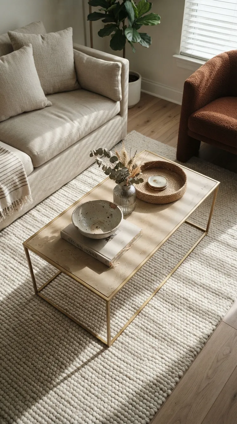 coffee tables ideas gold Gold With Textured Decor