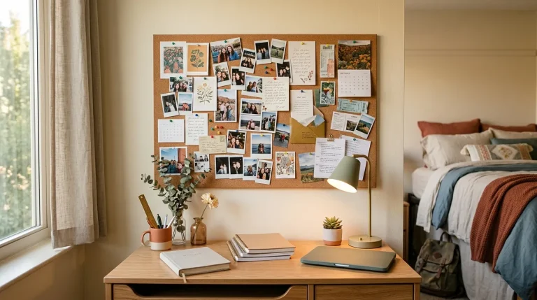 college cork board ideas