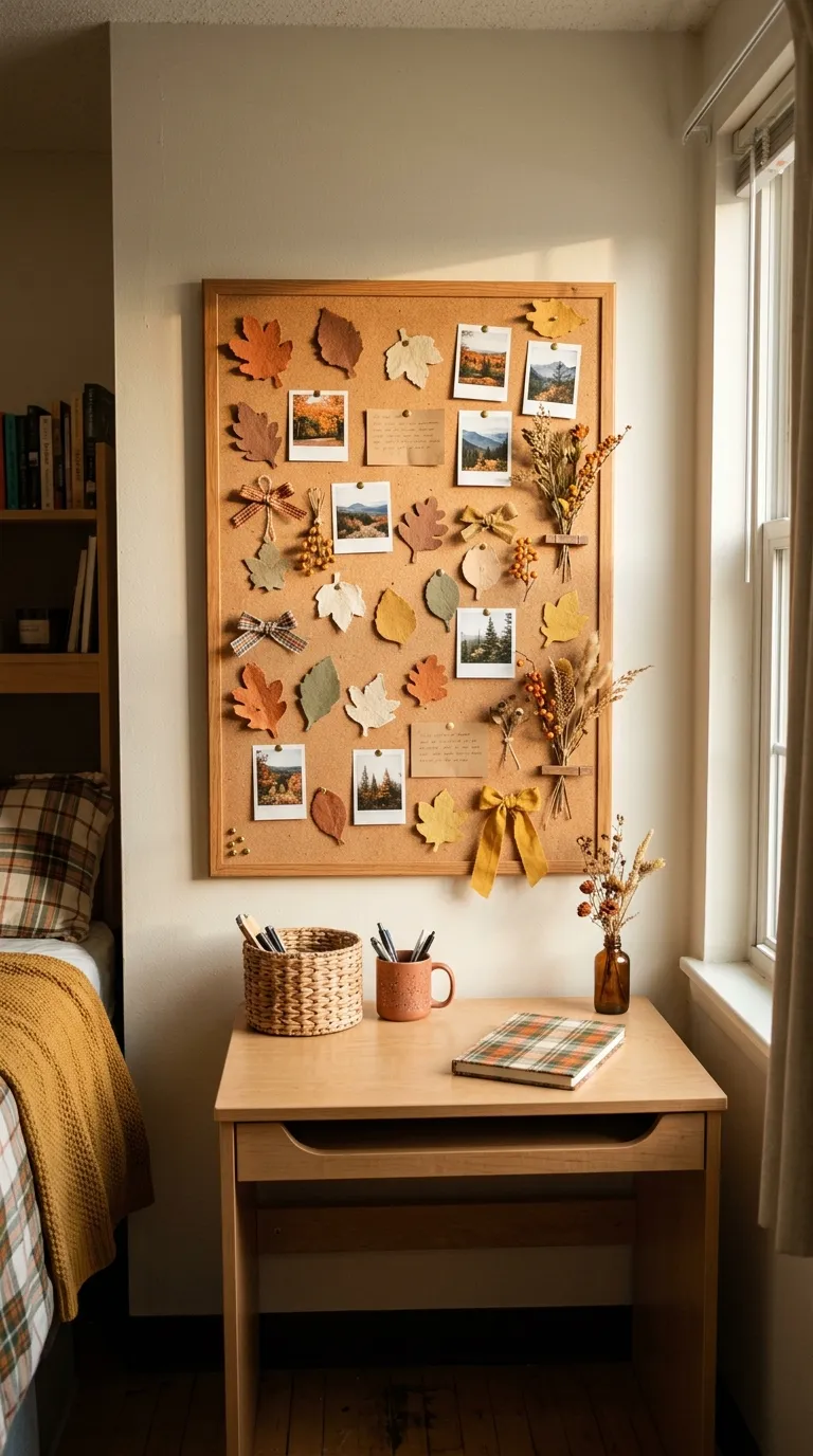 college cork board ideas Add a Seasonal Display