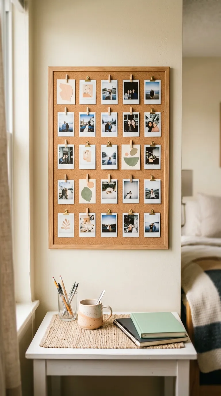 college cork board ideas Build a Photo Grid