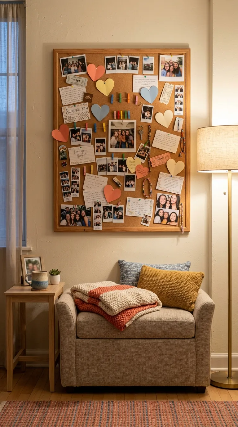 college cork board ideas Create a Friendship Board