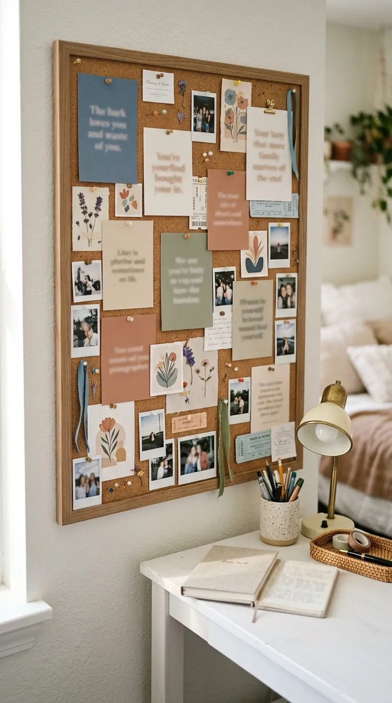 college cork board ideas Pin Your Favorite Quotes